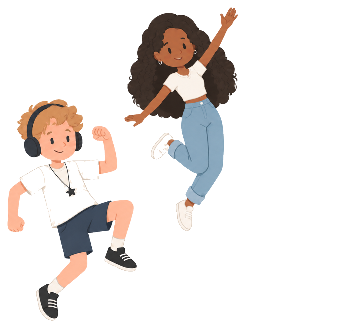 Alex and Sarah illustrated user personas