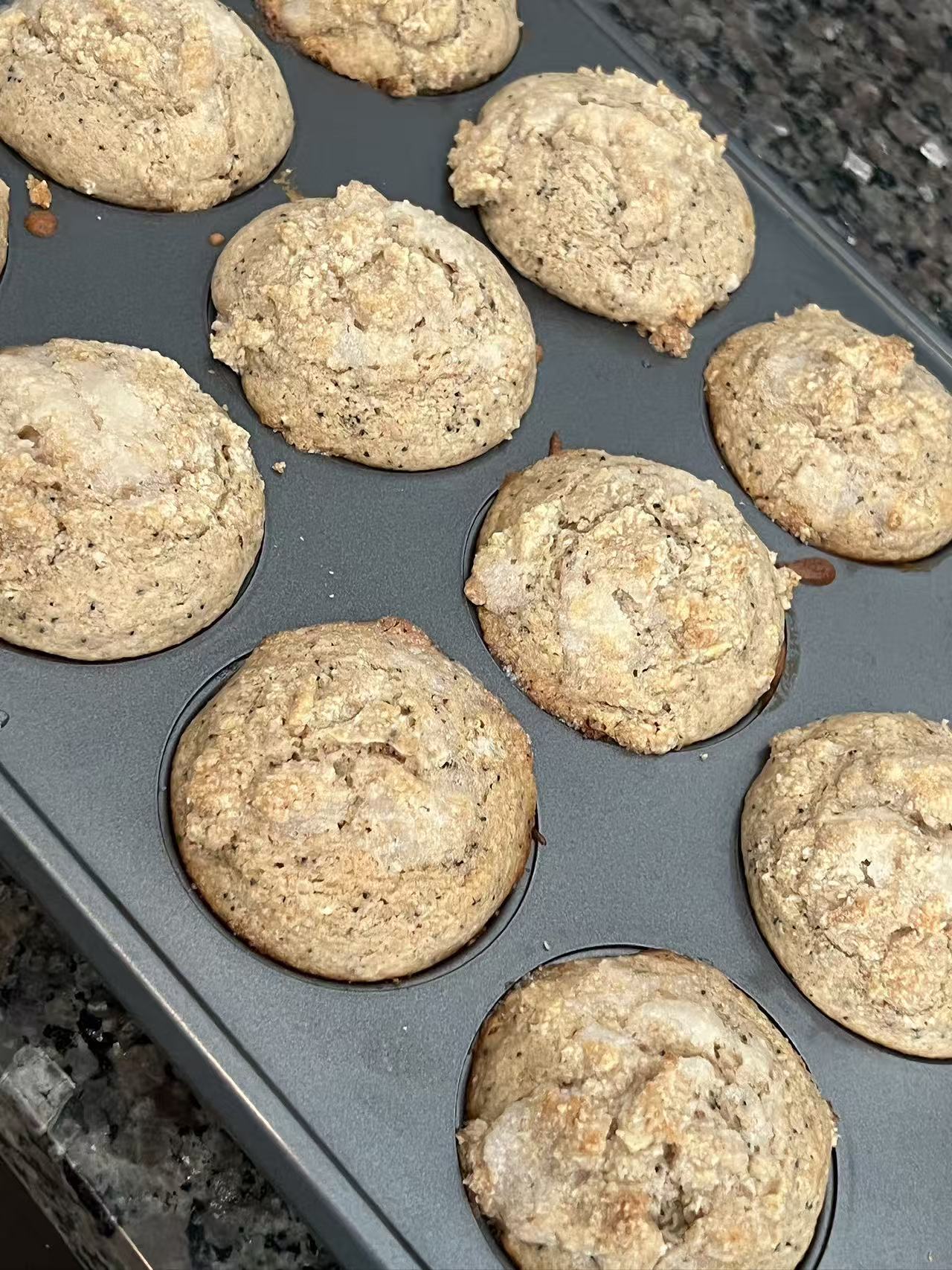 Homemade black tea cakes