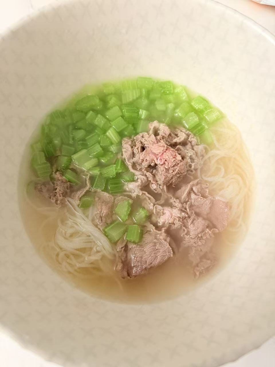 Homemade soup noodles
